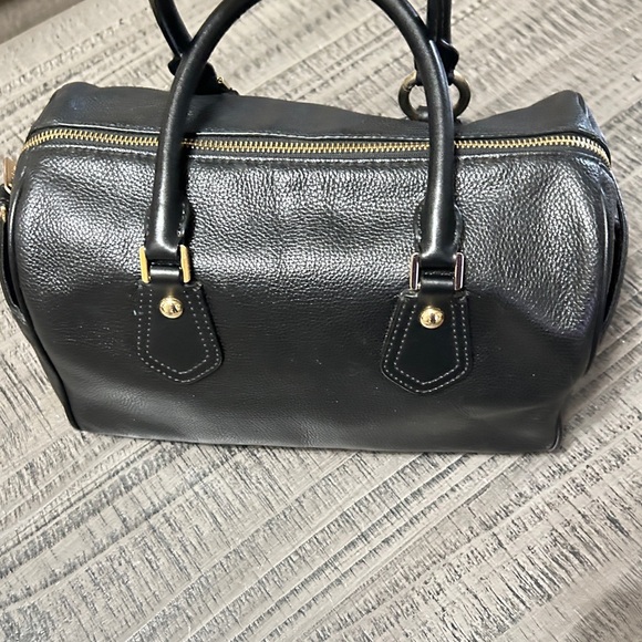 Michael Kors XS Travel Duffel Bag w Black Pebbled Leather (Accent Piece Broke) - Picture 10 of 15